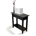 Convenience Concepts 7105059BL American Heritage Flip Top End Table ; Black