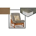Night and Day Furniture MND-PCP-CHR-MOC Pocket Coil Plus Chair Mattress In Mocha; NADFO386