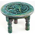AzureGreen Round Tree Of Life Altar Table; 6in (AZRGR5795)