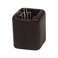 Dacasso Black Leather Paperclip Holder (DCSS228)
