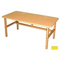Wild Zoo Furniture Side-by-Side Desk; Yellow