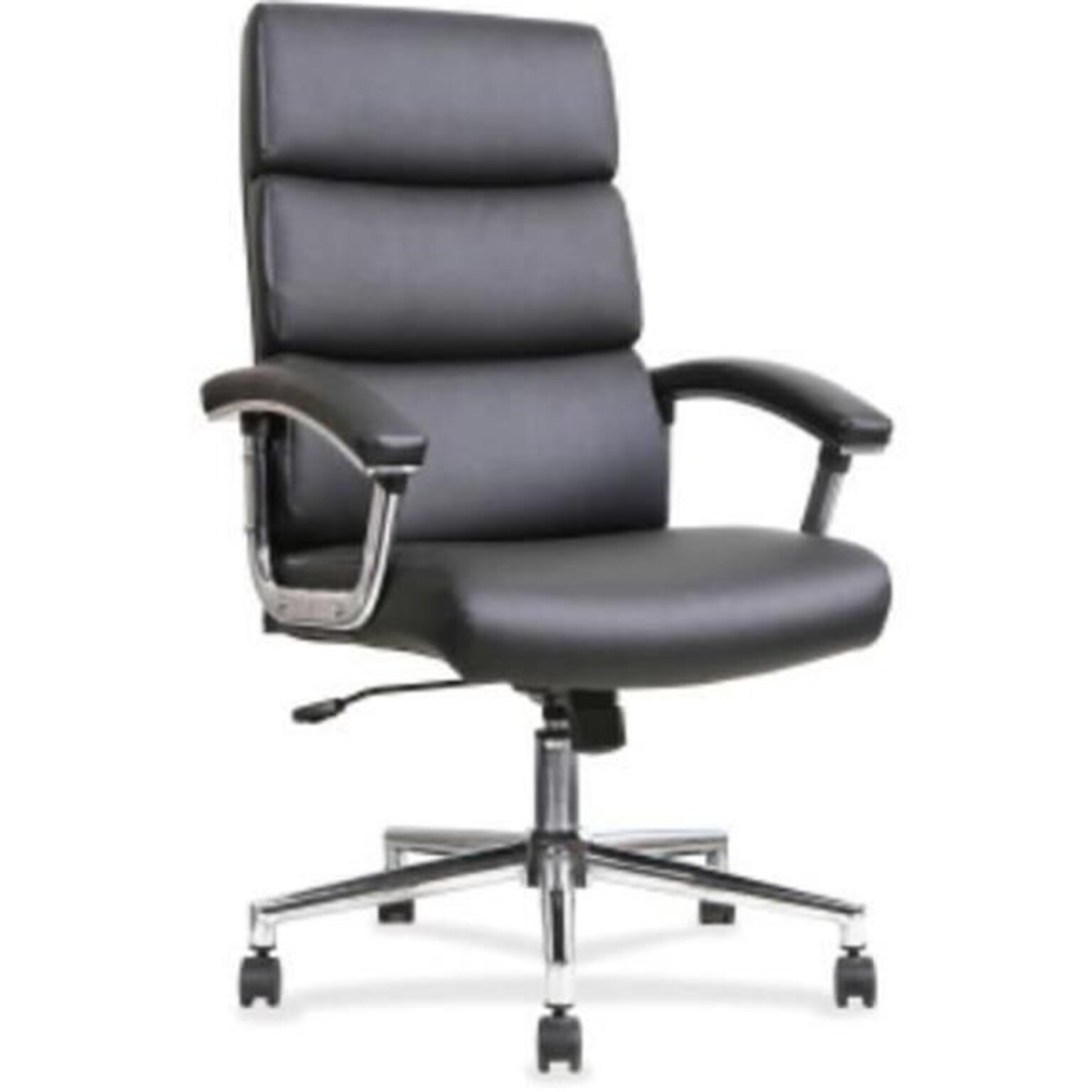 Lorell High-Back Office Chair, 27.3W x 29.3D x 46.6H, Black (LLR20018)