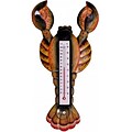 Songbird Essentials Window Thermometer; Small, Brown Lobster
