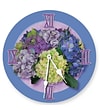 Lexington Studios Purple Hydrangea Round Clock (LXNGS310)