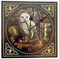 Azure Owl Green Clock (AGFC407)