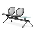OFM Net Series 2 Seats and 1 Table Beam, Gray (NB-3G-GRAY)