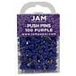 JAM Paper Push Pins, Purple, 2 Packs of 100 (222419053A)