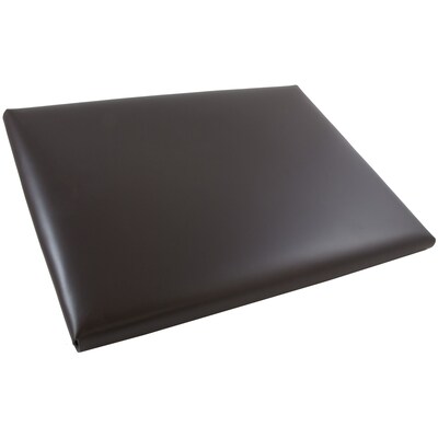 JAM Paper® Italian Leather Portfolio With Snap Closure, 10 1/2 x 13 x 3/4, Dark Brown, Sold Individually (2233317451)