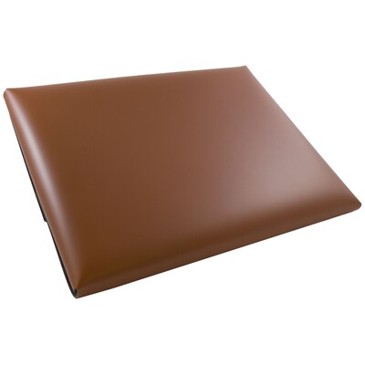 JAM Paper Leather Portfolio Case with Snap Closure, Brown, 12/Carton (2233320843B)