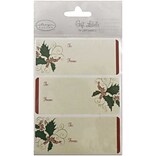 JAM Paper® Christmas Gift Label To/From Stickers, 4 x 3, Ivory, 24 Labels/Pack (3267215456)
