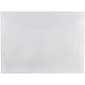 JAM Paper® Plastic Envelopes with Tuck Flap Closure, Letter Booklet, 8 7/8 x 12, Clear Poly, 12/Pack (459SCLEAR)