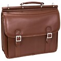 McKlein V Series Laptop Briefcase, Brown Leather (80334)