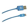 Iogear® 3.3 USB Male to Male Lightning Cable; Blue (GRUL01)