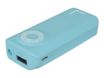 Urban Factory 4400 mAh Pocket-Sized Emergency Battery; Blue