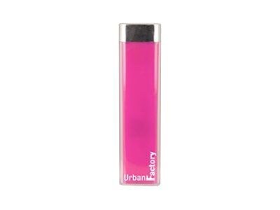 Urban Factory 2600 mAh Powerbank/Lipstick Battery; Pink