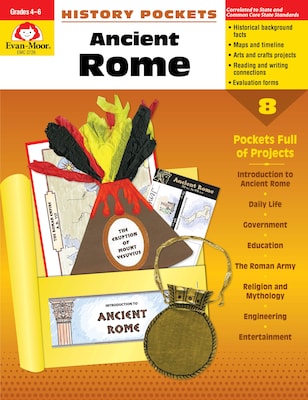Evan-Moor Educational Publishers History Pockets: Ancient Rome Grades 4-6+ Edition 1 (3726)