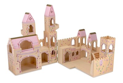 Melissa & Doug Folding Princess Castle, 19.2 x 16.7 x 13.7, (1263)