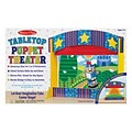 Melissa & Doug Tabletop Puppet Theater, 25.2 x 15.7 x 2.8, (2536)