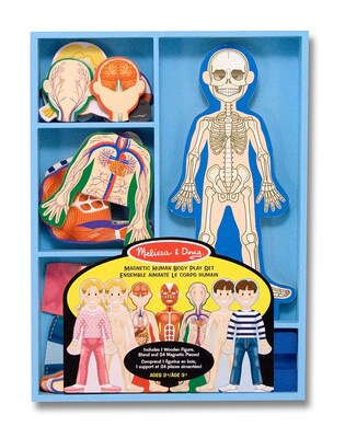 Melissa & Doug Magnetic Human Body Play Set 11.7 x 8.7 x 1.1 (3589)