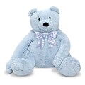 Melissa & Doug Jumbo Blue Teddy Bear, 28.5 x 18.7 x 12, (3983)