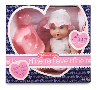 Melissa & Doug Annie, 12 Drink & Wet Doll, 10.7 x 10.2 x 6.2 (4880)