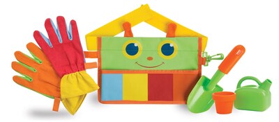 Melissa & Doug Happy Giddy Garden Tool Belt Set, 11.5 x 11.2 x 2.4 (6215)