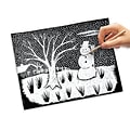 Scratch Art Paper - White (50 sheets), 11x8.5x0.5, (8009)