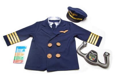 Melissa & Doug Pilot Role Play Set, 24 x 17.5 x 1.1, (8500)