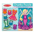 Mermaid Dress-Up Chunky Puzzle,12 x 11 x 0.8,(9023)