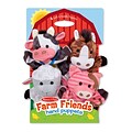 Melissa & Doug Farm Friends Hand Puppets, 14.25 x 9.5 x 1.75, (9080)