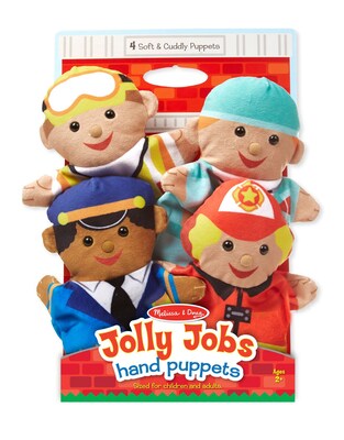 Melissa & Doug Jolly Helpers Hand Puppets14.25 x 9.5 x 2.1 (9086)
