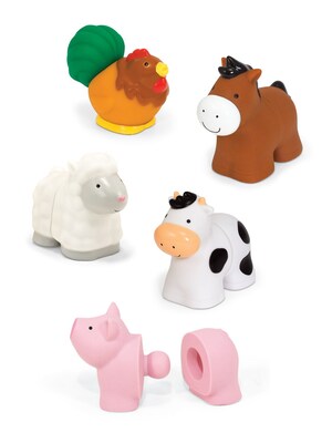 Melissa & Doug Pop Blocs Farm Animals, 13.5 x 9 x 2.8, (9196)
