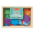 Melissa & Doug Wooden Shape Magnets, 7.9 x 5.5 x 1.2, (9277)
