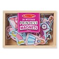 Melissa & Doug Wooden Princess Magnets, 7.9 x 5.5 x 1.2, (9278)