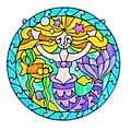 Stained Glass - Mermaid, 16x12.9x0.7,(9292)