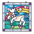 Melissa & Doug Stained Glass - Unicorn, 10.75 x 8.1 x 0.7, (9299)