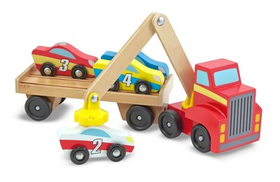 Melissa & Doug Magnetic Car Loader, 13.5 x 5 x 3.1 (9390)