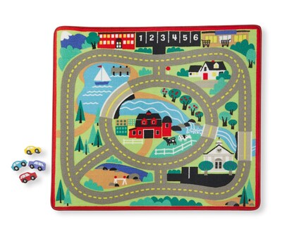 Melissa & Doug Round the Town Road Rug, 40 x 4 x 4, (9400)