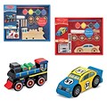 Melissa & Doug Create-A-Craft Car & Train Bundle, 7.35 x 5.85 x 2.8 (9821)