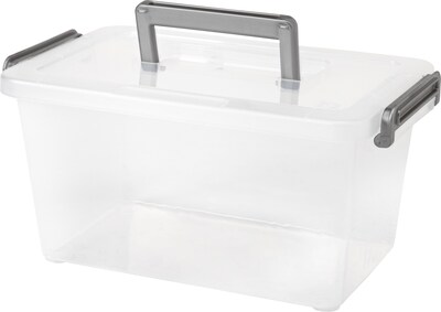 Iris® Modular Latching Box, 5.4 Quart (MLBH-290D CL/SL)