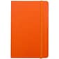 JAM Paper® Hardcover Lined Notebook with Elastic Closure, Large, 5 7/8 x 8 1/2 Journal, Orange, Sold Individually (340528854)