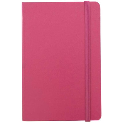 JAM Paper Professional Notebooks, 4 x 6, Wide Ruled, 70 Sheets, Pink (340528849)