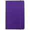 JAM Paper® Hardcover Lined Notebook with Elastic Closure, Large, 5 7/8 x 8 1/2 Journal, Plum Purple,