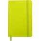 JAM Paper® Hardcover Lined Notebook with Elastic Closure, Large, 5 7/8 x 8 1/2 Journal, Green Apple, 1/pk (340528859)