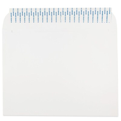 JAM Paper Peel & Seal Self Seal Catalog Envelope, 9 1/2 x 12 1/2, White, 500/Pack (356828786)