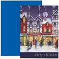 JAM Paper® Christmas Holiday Cards Set, City Street Merry Christmas, 18/pack (526873600)
