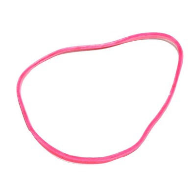 JAM Paper® Rubber Bands, #33 Size, Pink Rubberbands, 100/pack (333RBPI)