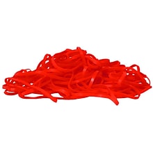 JAM Paper® Rubber Bands, #33 Size, Red Rubberbands, 100/pack (333RBRE)