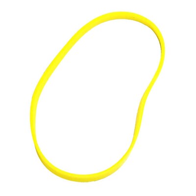 JAM Paper Multi-Purpose #33 Rubber Bands, 3.5" x 0.125", Non-Latex, Yellow, 100/Pack (333RBYE)