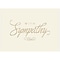 JAM Paper® Blank Sympathy Greeting Cards Set, Gold Sympathy, 25/Pack (526BG472WB)